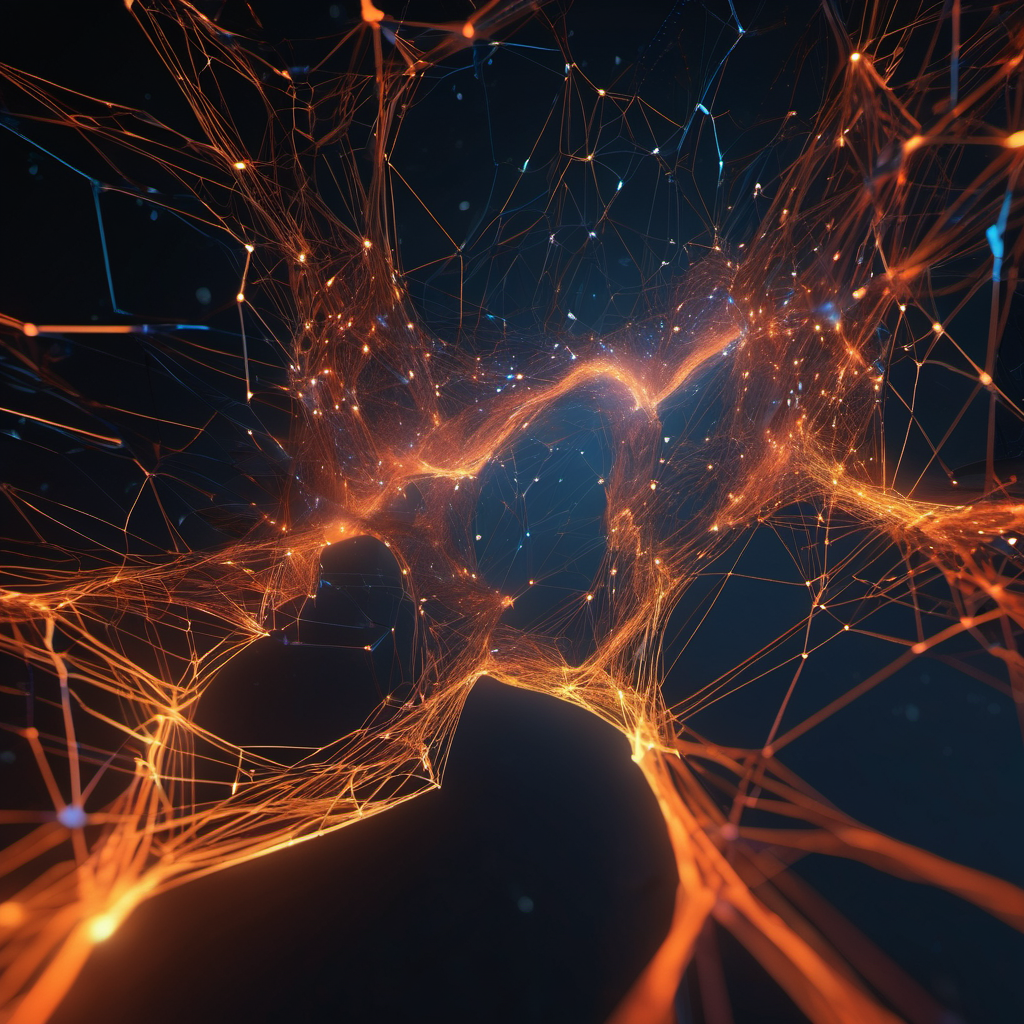 Abstract data streams in dark space